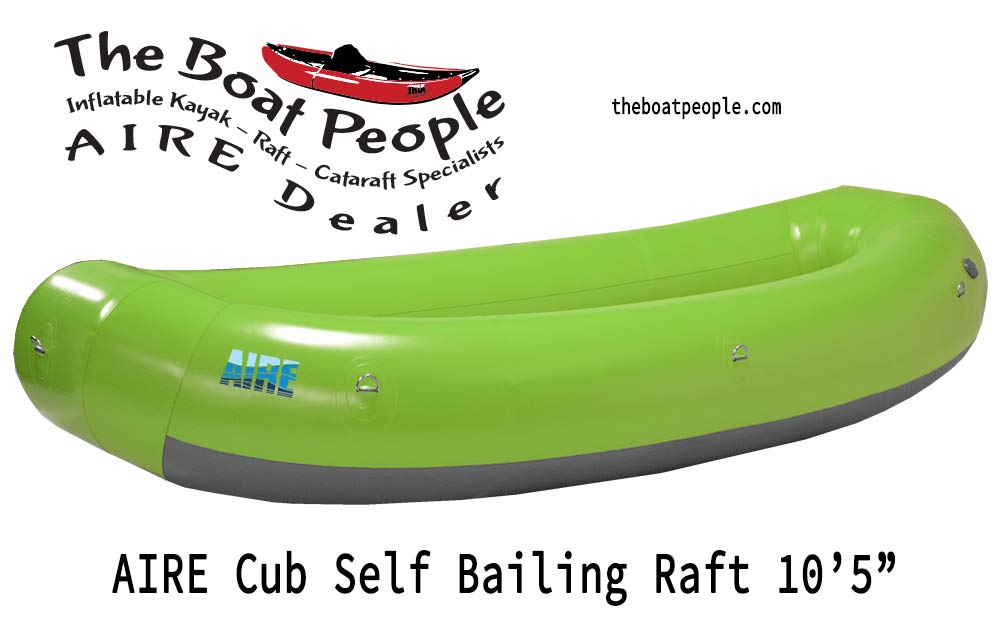 AIRE Cub Self Bailing Raft 10 feet 5 inches long